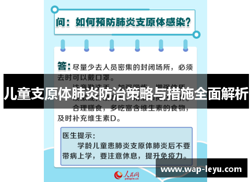 儿童支原体肺炎防治策略与措施全面解析